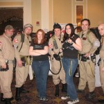 Kriana and Dru with the Ghostbusters