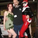 Dome fondling Poison Ivy and Harley Quinn