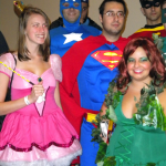 Super Hero's....hey wait, is that a pink princess?