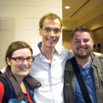 Andrew and Lara meet Doug Jones